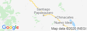 Santiago Papasquiaro map